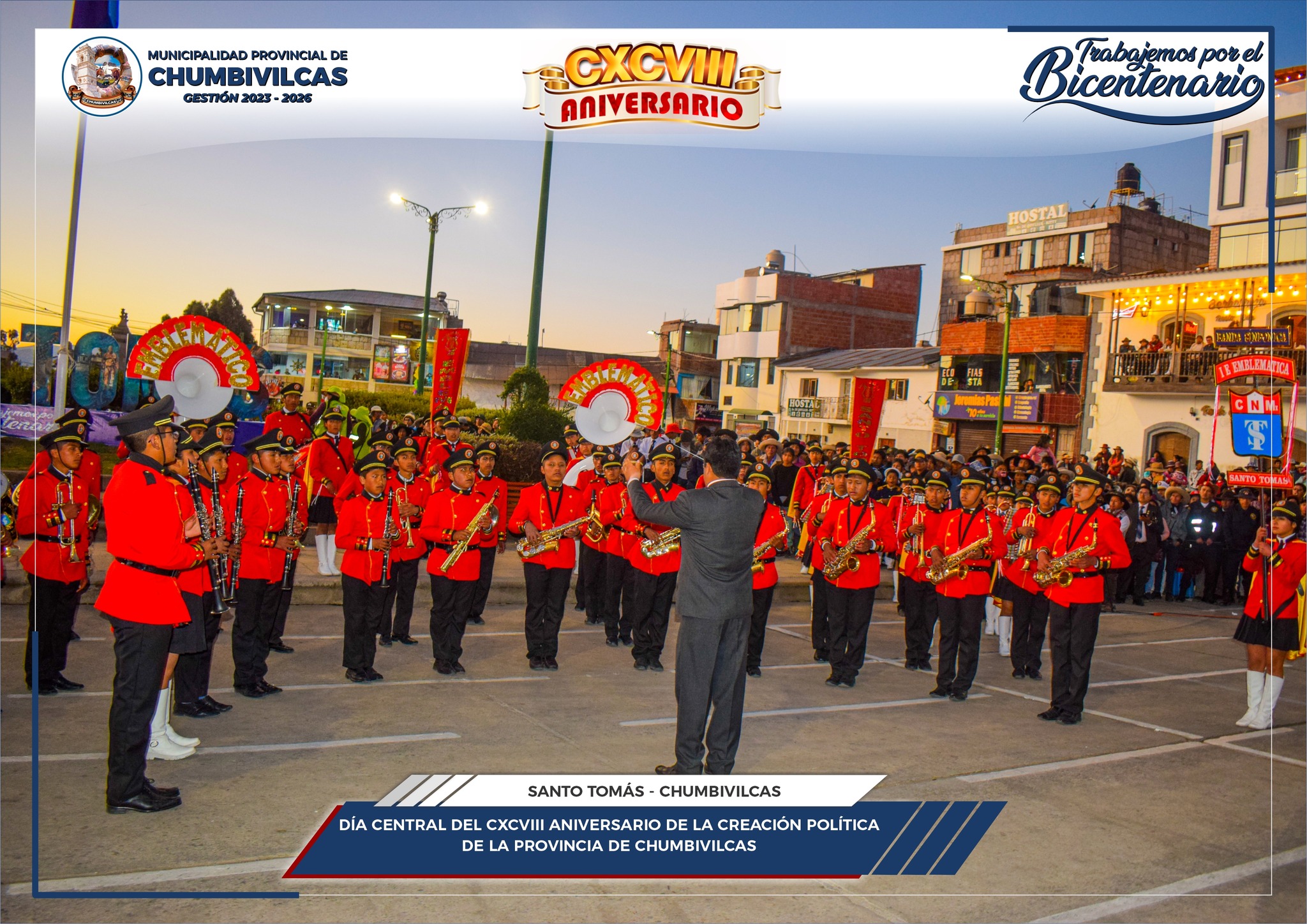 Provincia de Chumbivilcas celebra su CXCVIII Aniversario de Creación Política