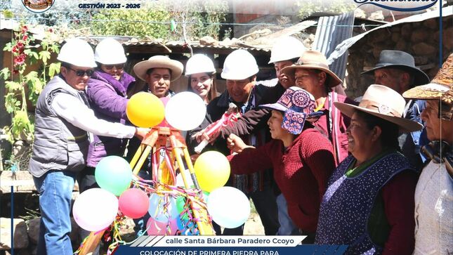 Municipalidad de Chumbivilcas coloca primera piedra para beneficiarios de Techo Propio 