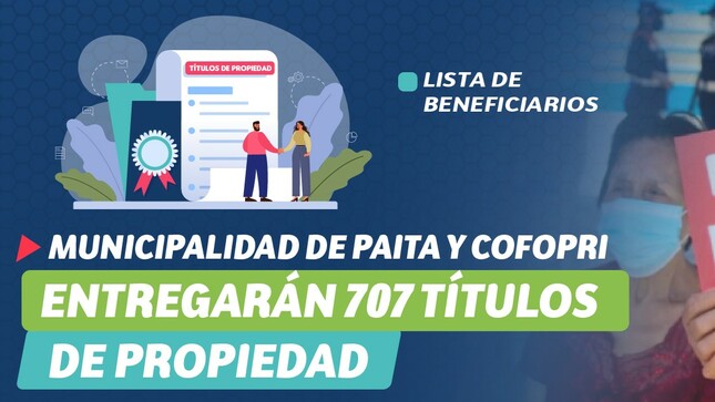 Entrega de títulos de propiedad 
