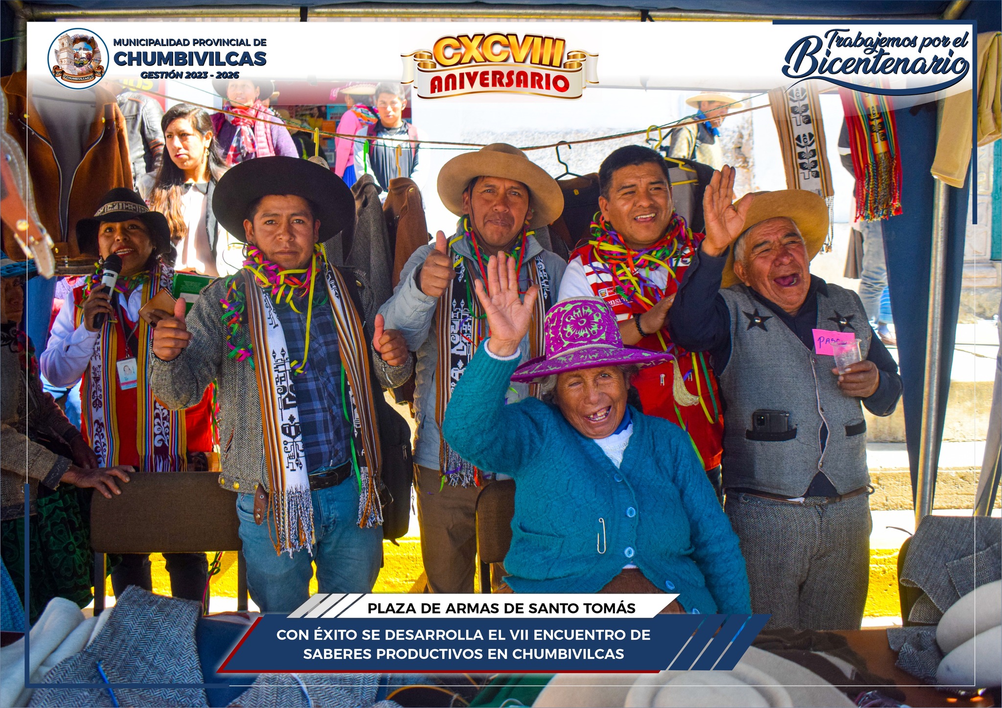 Municipalidad de Chumbivilcas y Pensión 65 realizan el VII Encuentro de Saberes Productivos 