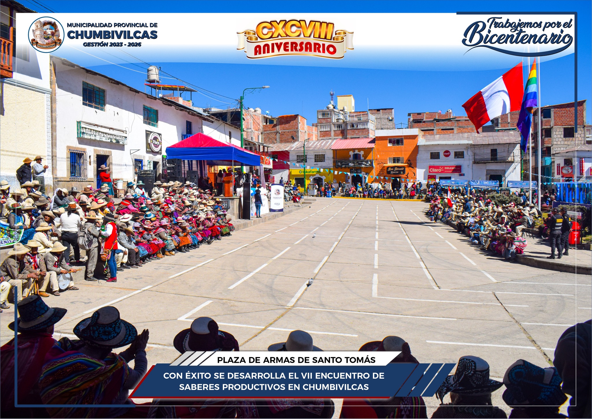 Municipalidad de Chumbivilcas y Pensión 65 realizan el VII Encuentro de Saberes Productivos 