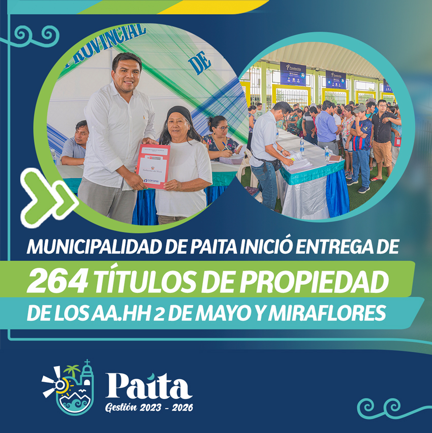 Títulos de propiedad A.H 2 de Mayo y Miraflores