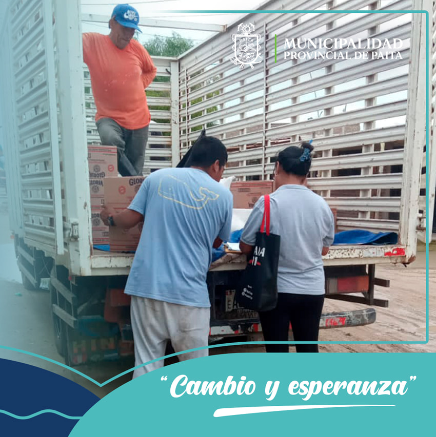 Entrega de productos del vaso de leche