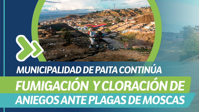 Fumigacion y cloracion de aniegos ante plagas de moscas