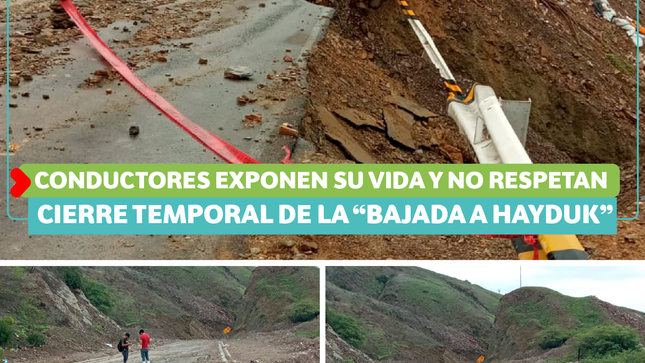 Cierre Temporal de la Bajada Hayduk