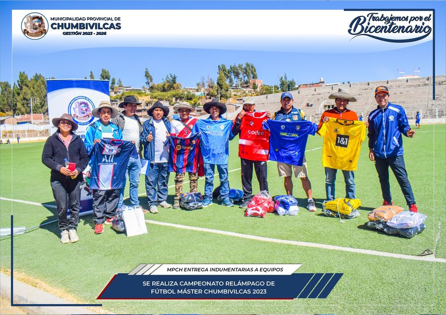 Se realiza campeonato relámpago de Fútbol Máster Chumbivilcas 2023