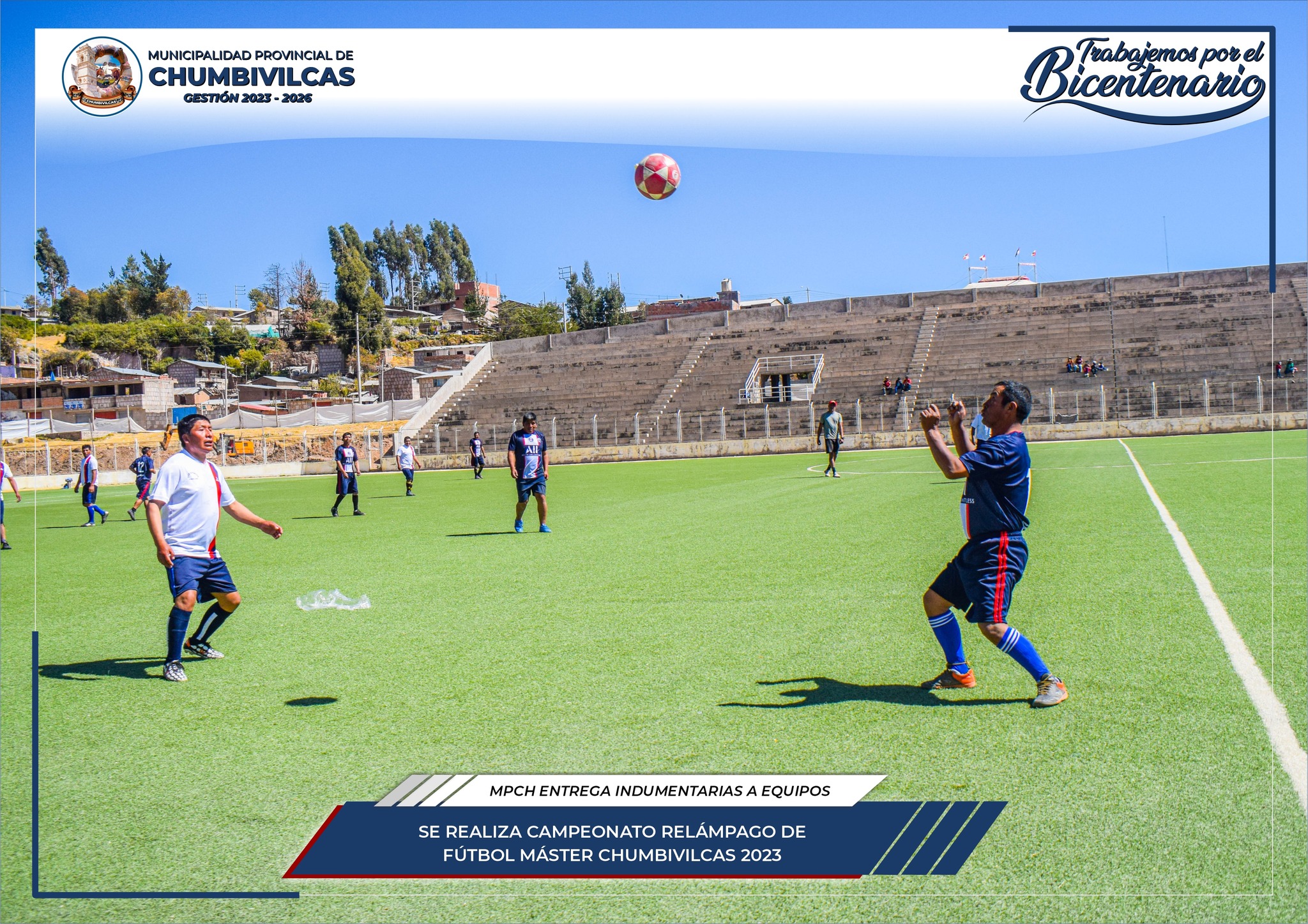 Se realiza campeonato relámpago de Fútbol Máster Chumbivilcas 2023