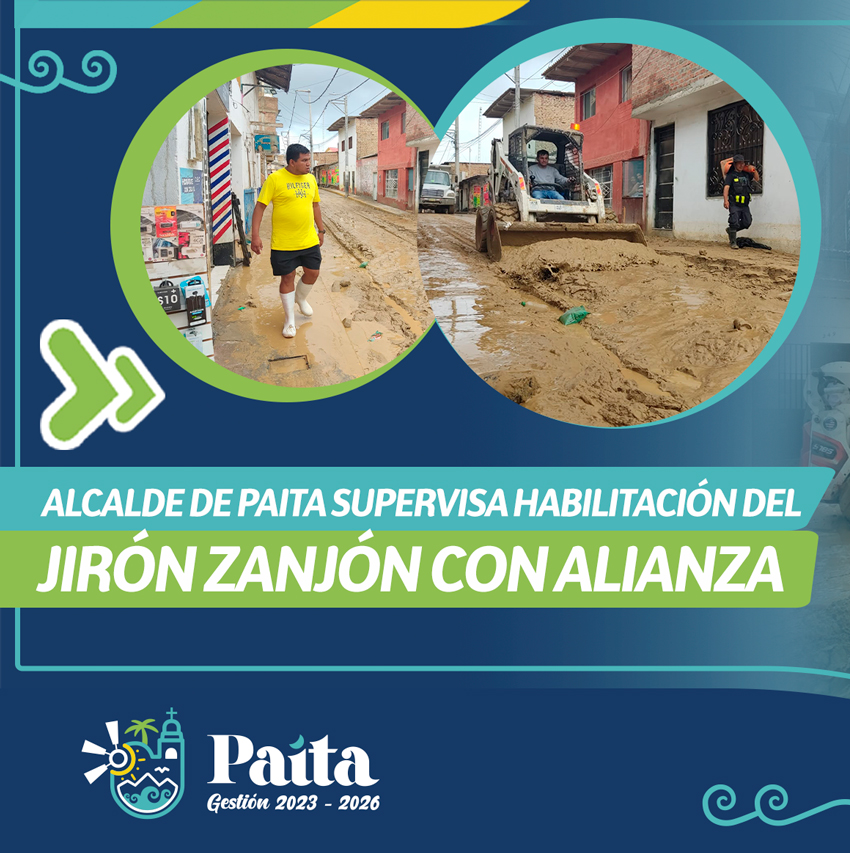 Habilitación del Jr Zanjon con Alianza