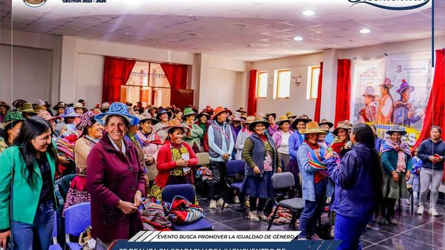 Se realiza en Ccapacmarca el IV Encuentro de Mujeres "Fortaleciendo la Organización"
