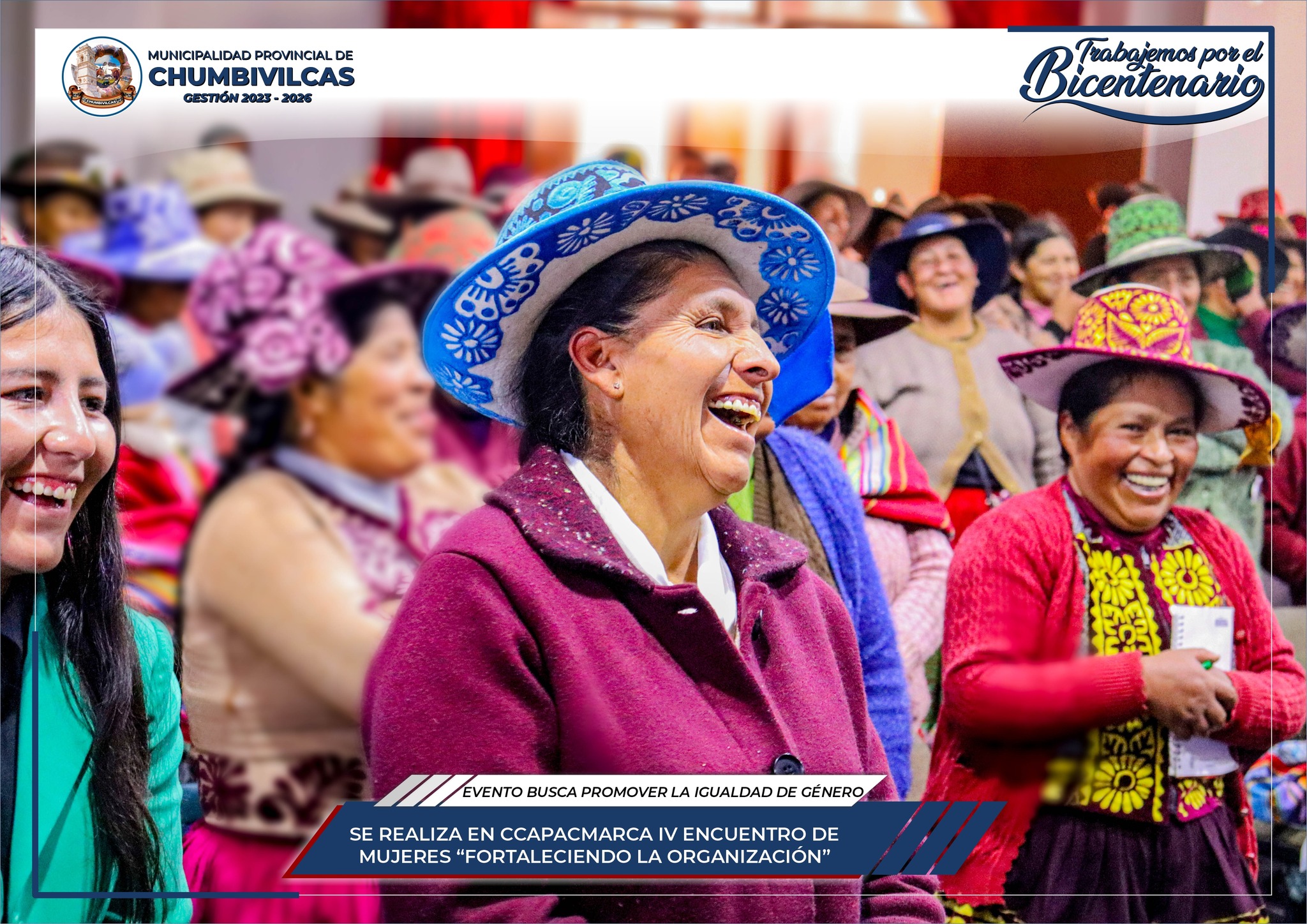 Se realiza en Ccapacmarca el IV Encuentro de Mujeres "Fortaleciendo la Organización"