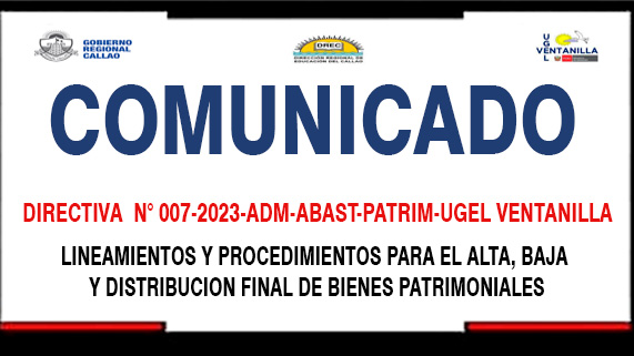 DIRECTIVA N° 007-2023-