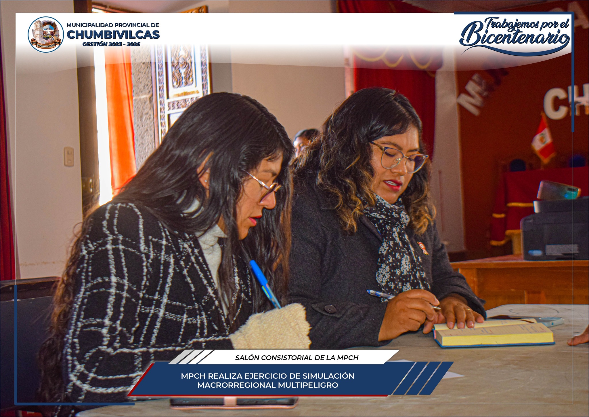 Municipalidad de Chumbivilcas realiza ejercicio de simulación macrorregional multipeligro