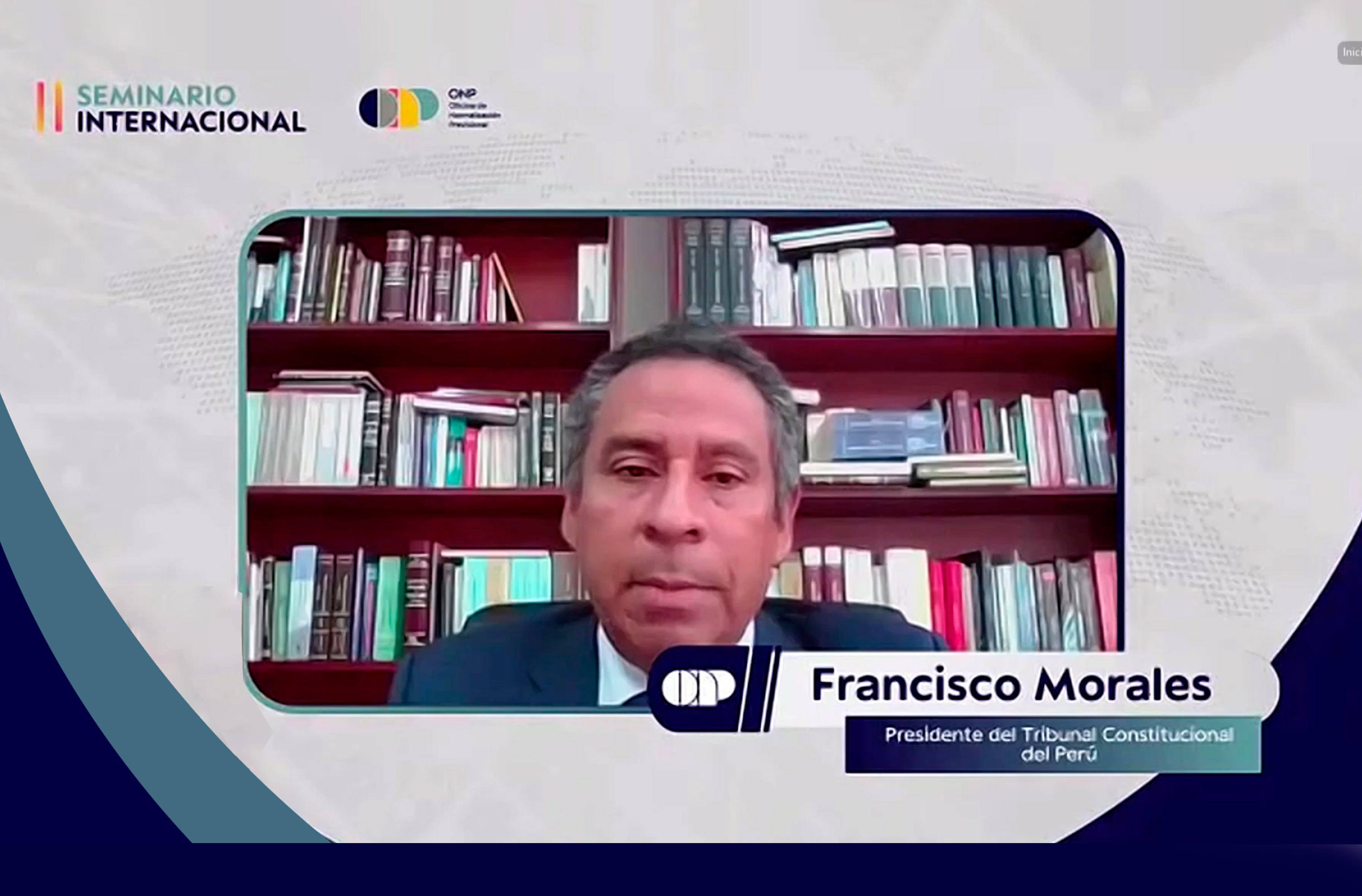 Presidente del TC Francisco Morales señaló que el 30 % de la carga procesal corresponde a temas de pensiones
