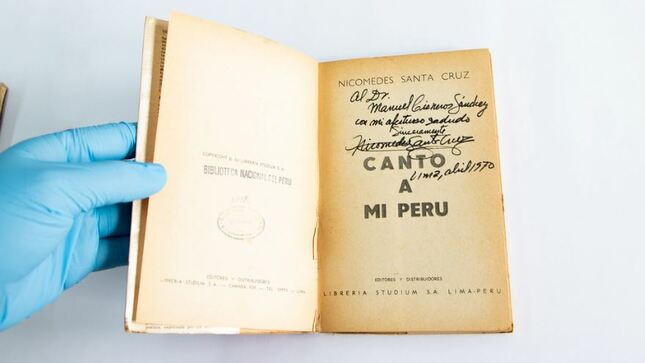 Ministerio de Cultura declara Patrimonio Cultural de la Nación a seis unidades bibliográficas de Nicomedes Santa Cruz Gamarra