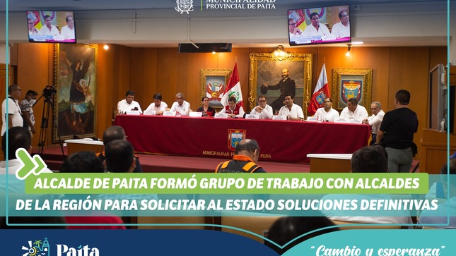 Alcalde formo grupo de trabajo con alcaldes de la región