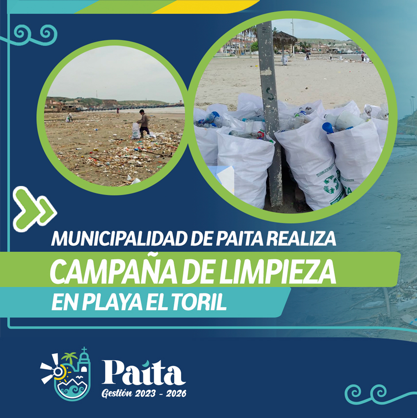 Campaña de limpieza en playa toril