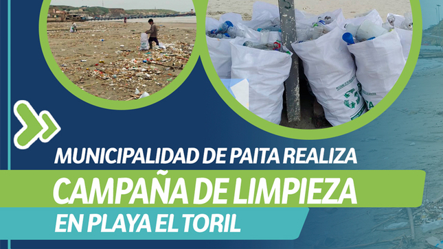 Campaña de limpieza en playa toril