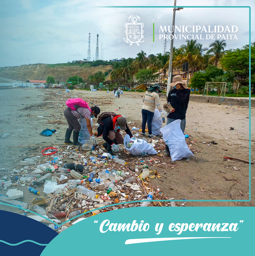 Campaña de limpieza en playa toril
