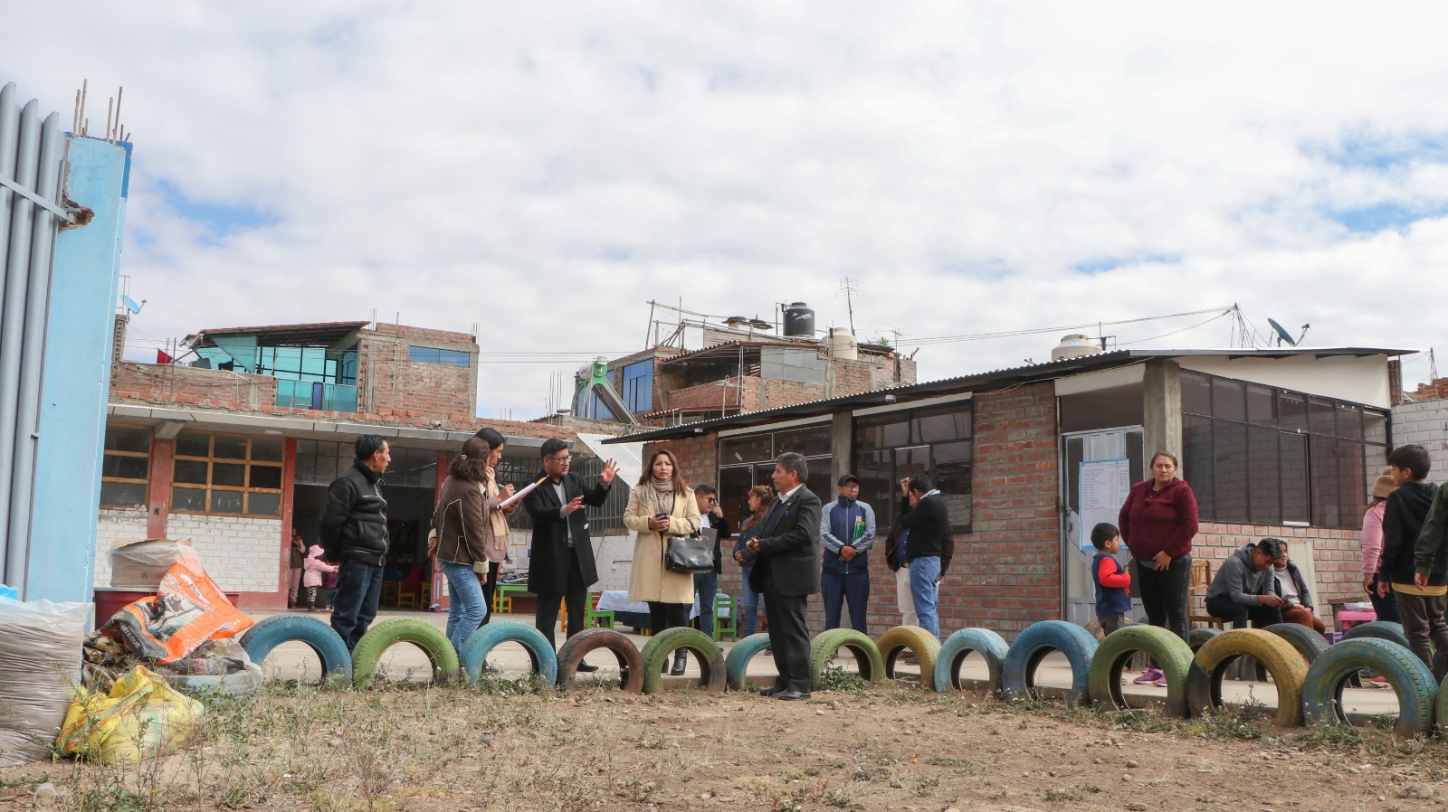 Con el apoyo de la municipalidad de Huancayo