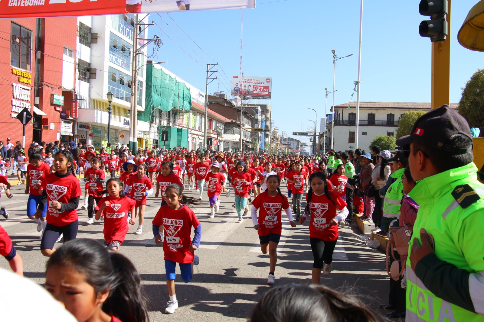 Maratón Junior San Jorge
fue un rotundo éxito