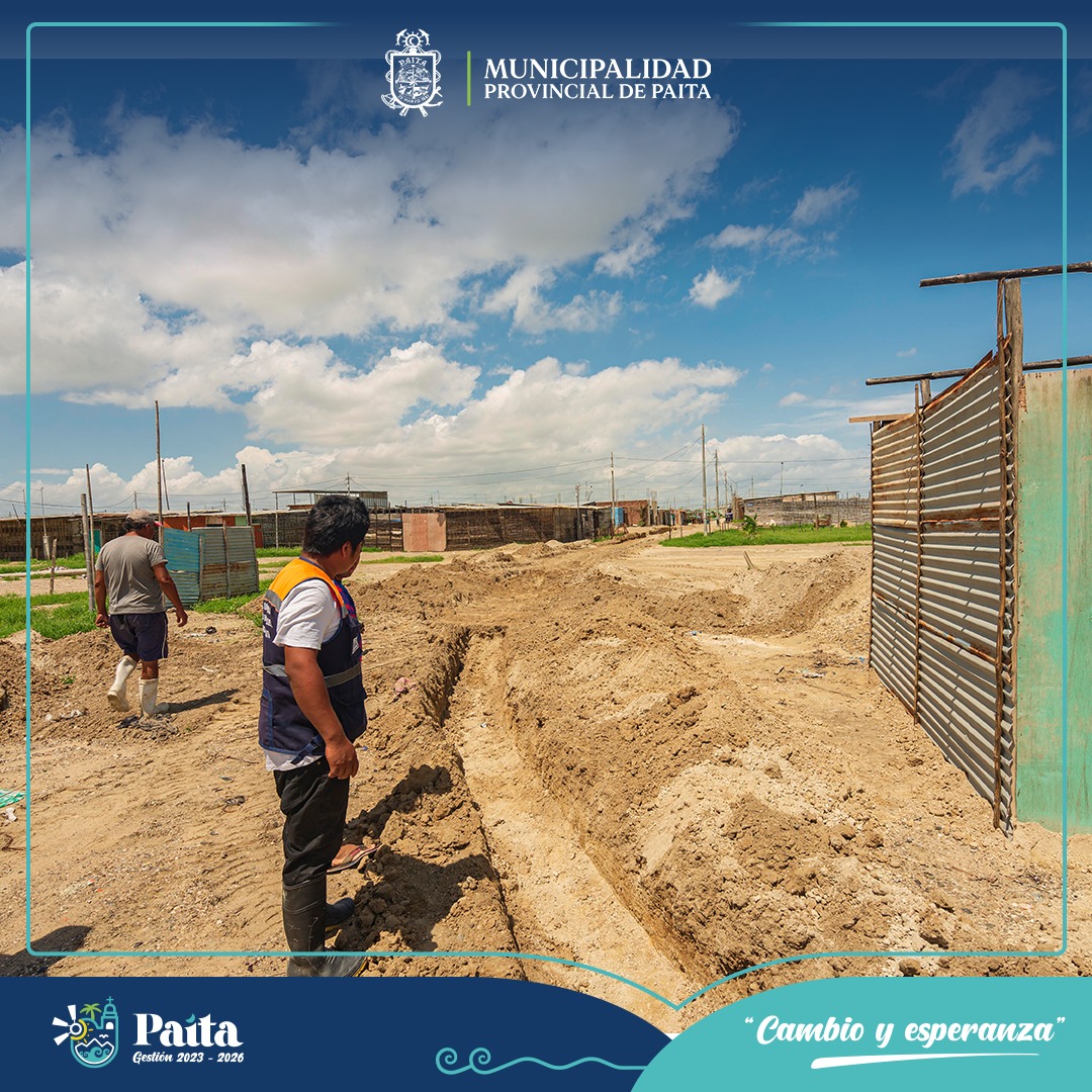 Inspeccionan abertura de drenes Paita y yacila