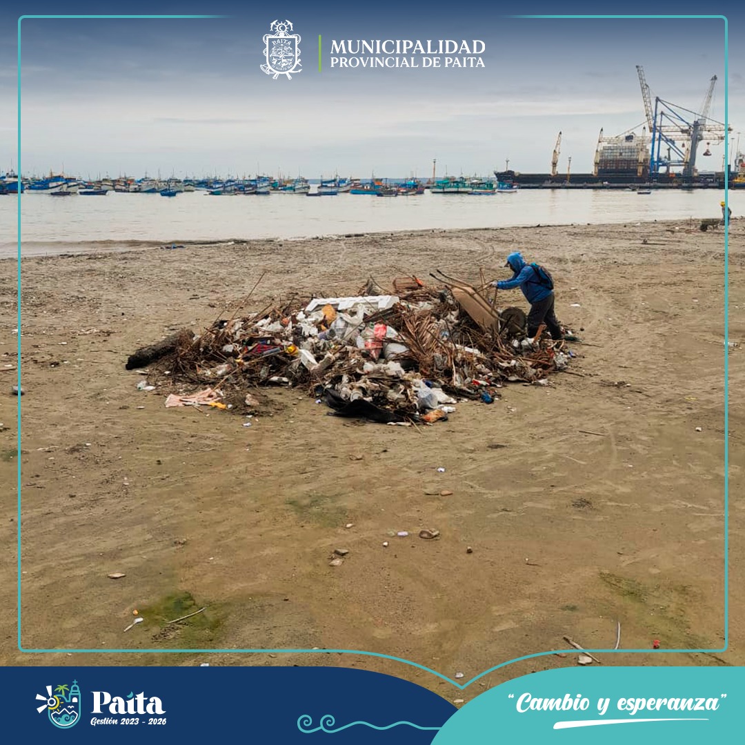 Retiran 5 toneladas de residuos en playa toril