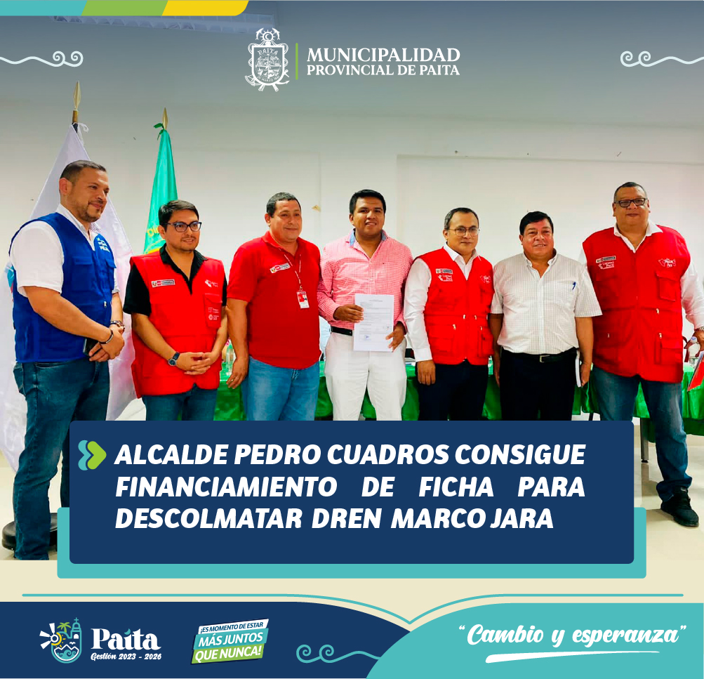 Financiamiento para ficha de limpieza y descolmatacion de dren