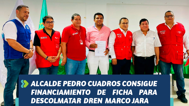 Financiamiento para ficha de limpieza y descolmatacion de dren 