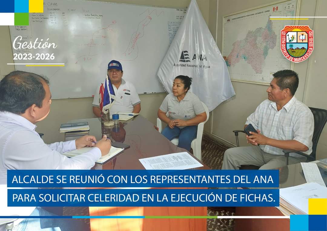ALCALDE SE REUNIÓ CON LOS REPRESENTANTES DEL ANA