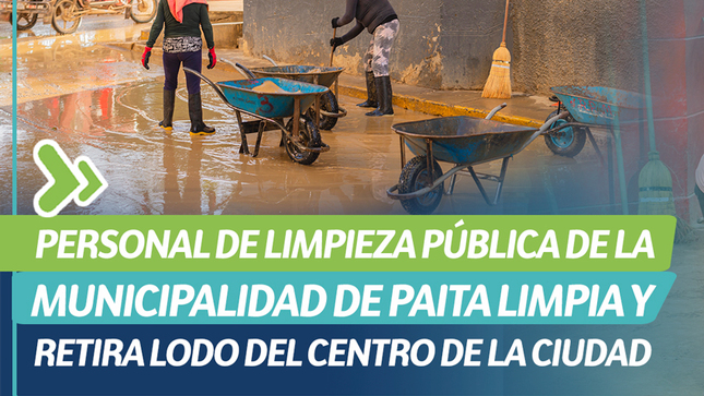 Limpieza publica en la provincia de Paita