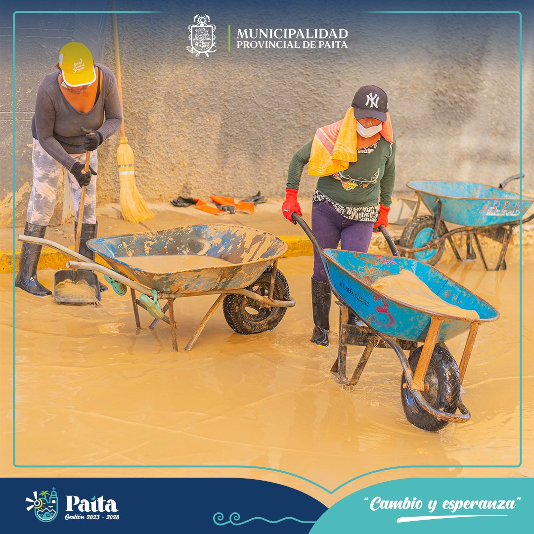 Limpieza publica en la provincia de Paita