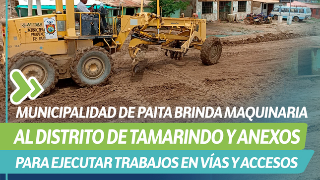 Maquinarias a distritos de Tamarindo y anexos