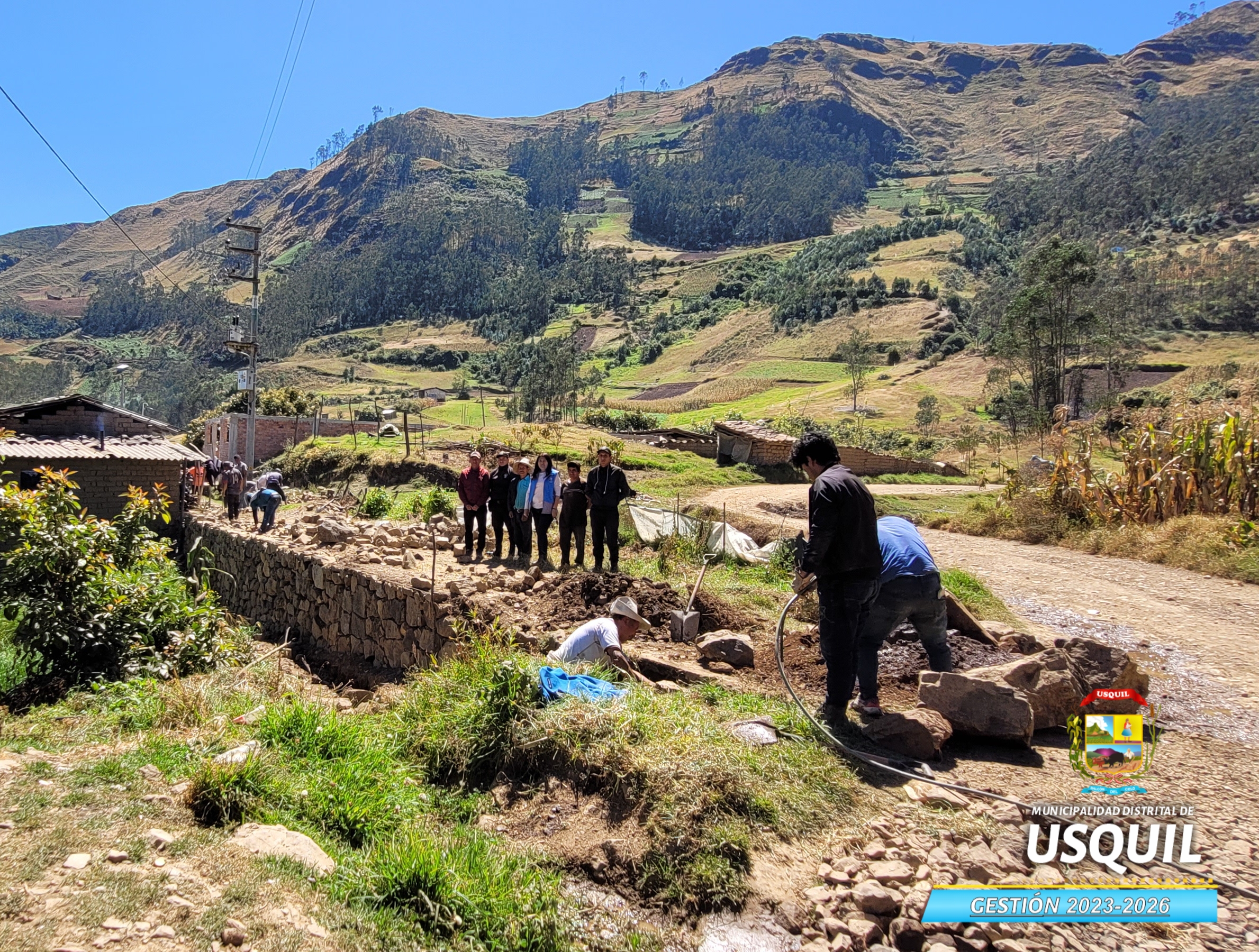 Fotografia de la reunion con la población de satapampa para el levantamiento de observaciones de los padrones provisionales de electores 2023.
