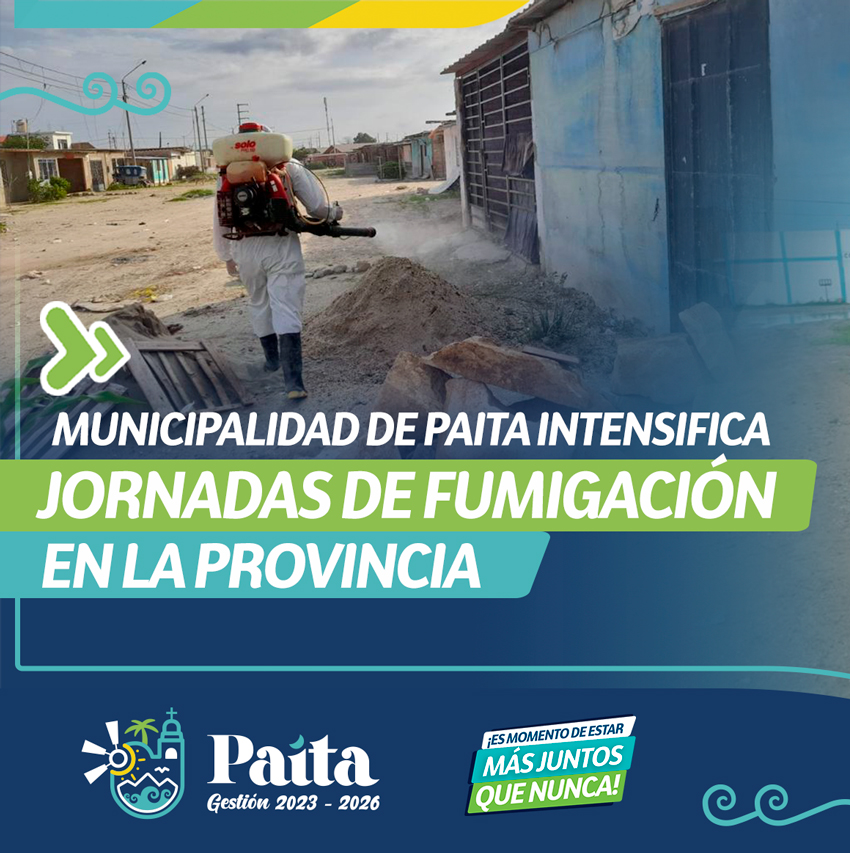 Jornada de fumigacion en la provincia