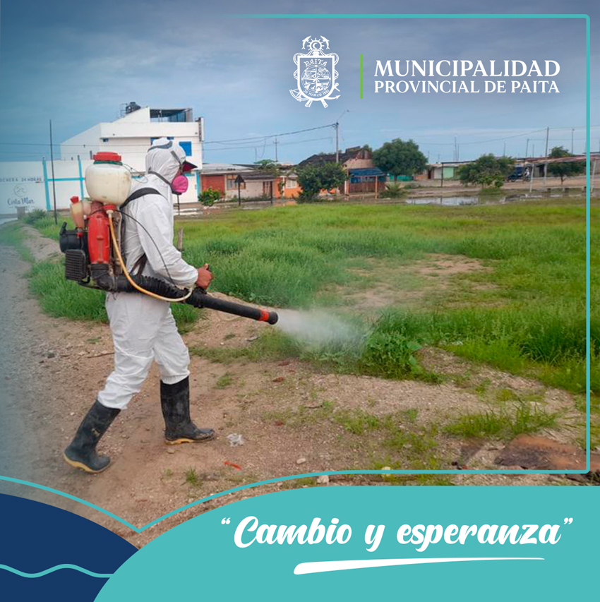 Jornada de fumigacion en la provincia