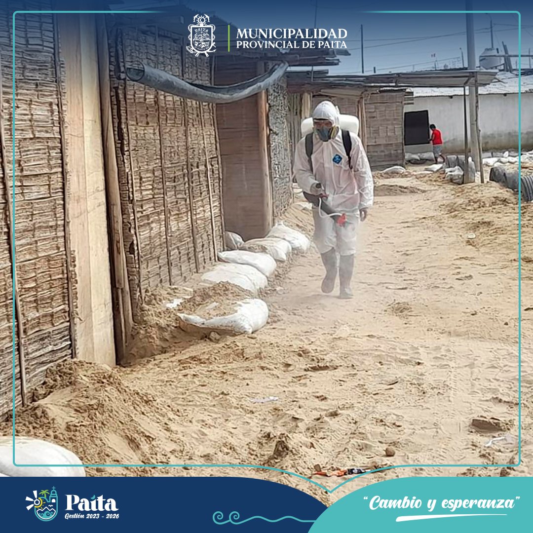 Jornada de fumigacion en la provincia