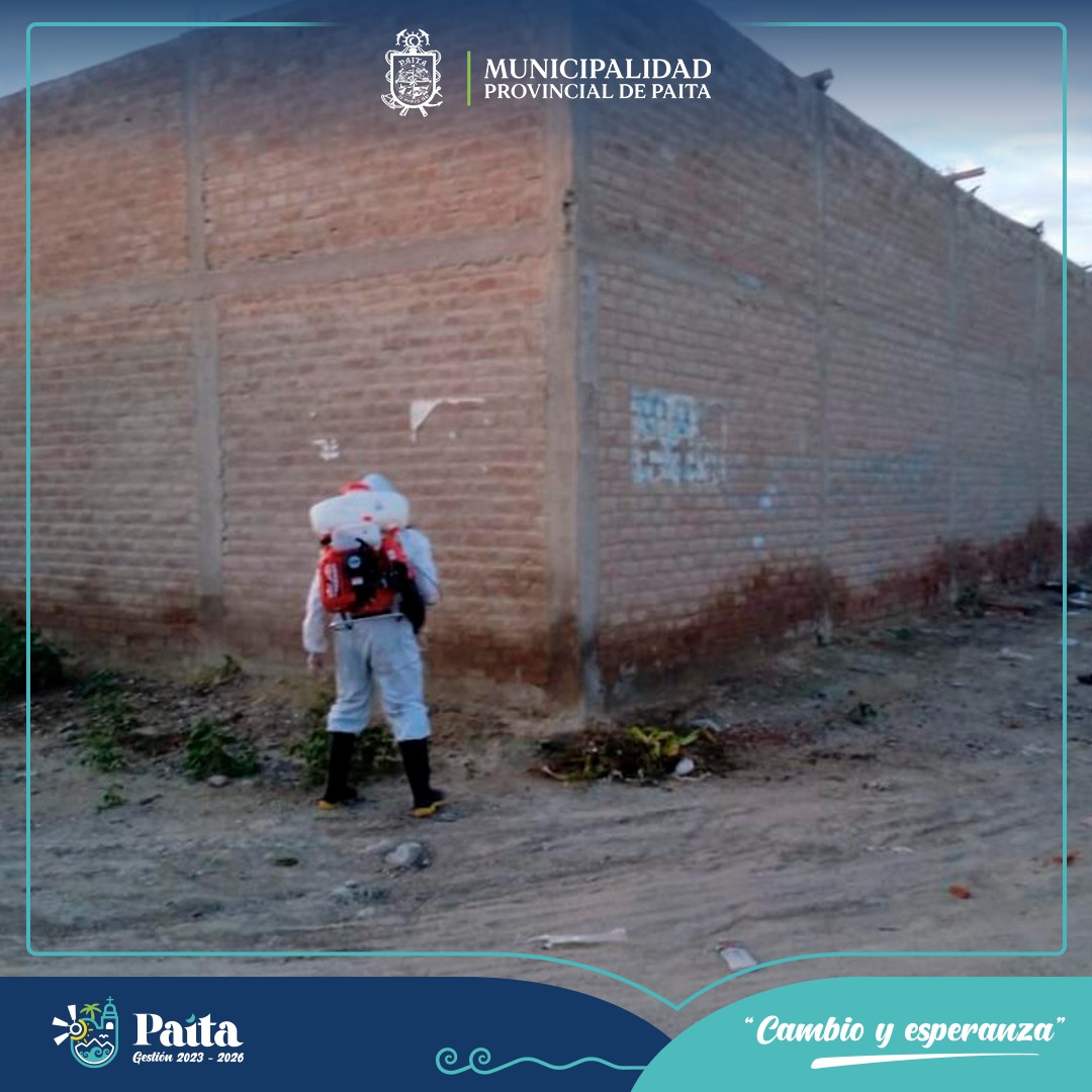Jornada de fumigacion en la provincia