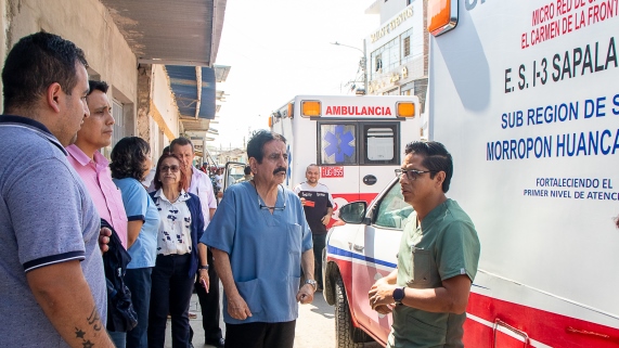 GORE pone operativas al 100% ambulancias de la Subregión de Salud Morropón - Huancabamba