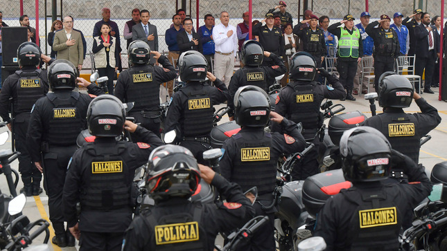 Inauguran nueva base policial motorizada de Los Halcones en el distrito de Independencia 