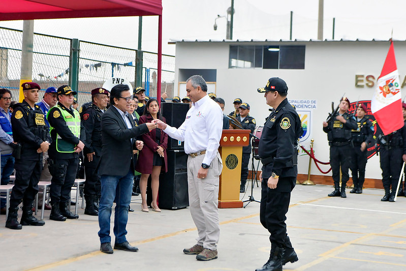 Inauguran nueva base policial motorizada de Los Halcones en el distrito de Independencia