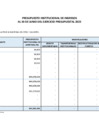 Vista preliminar de documento Presupuesto Institucional de Ingresos - Junio 2023