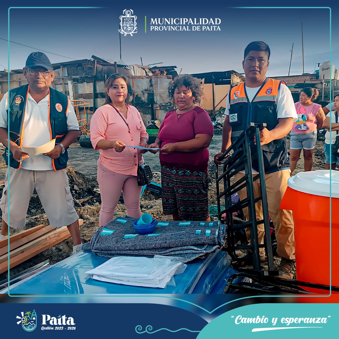 Ayuda humanitaria para afectados del incendio