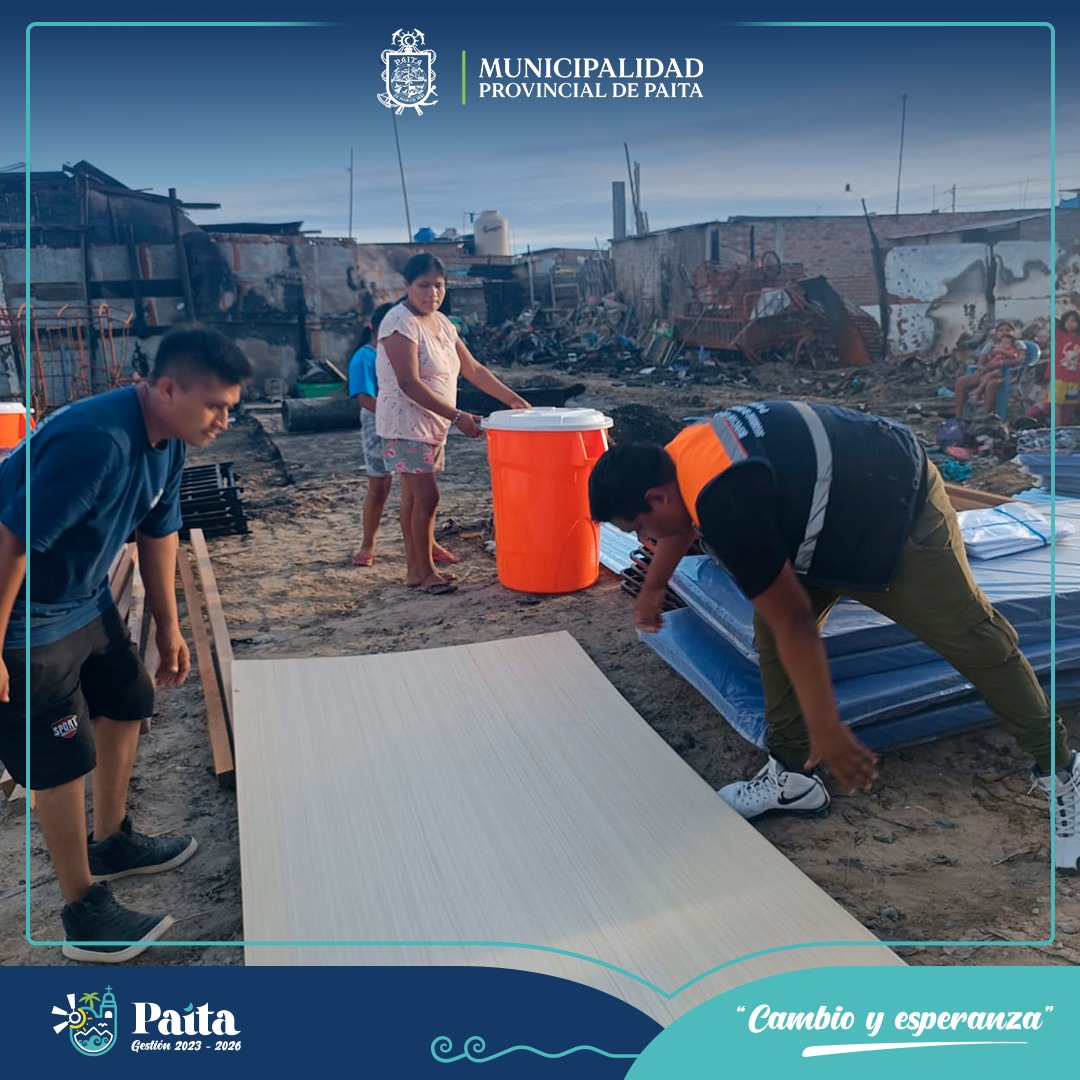 Ayuda humanitaria para afectados del incendio