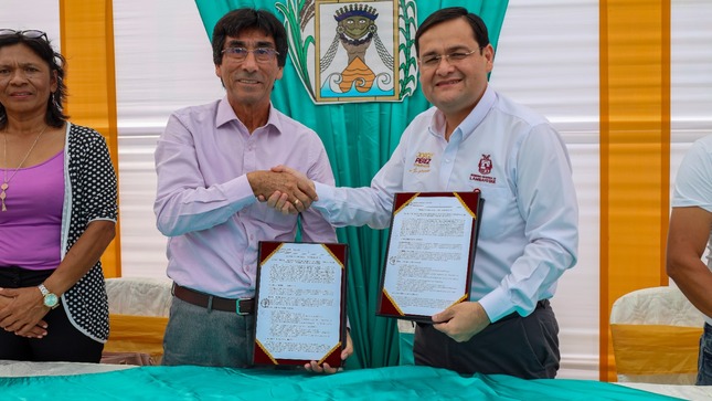 fotografia de firma de onvenio