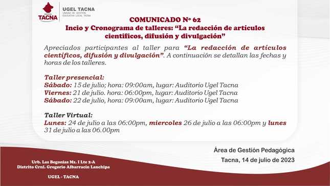 Archivo JPG de comunicado