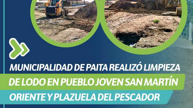 Limpieza de lodo en San Martin Oriente y Plazuela del Pescador 