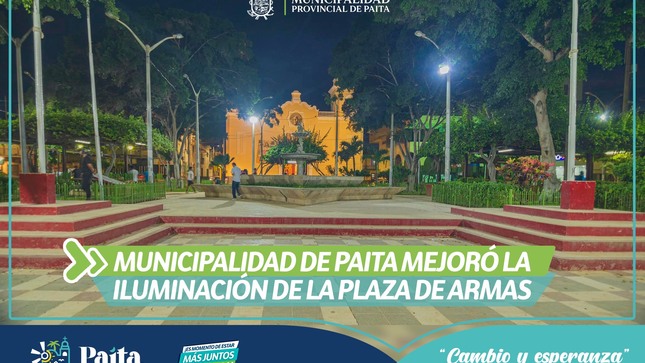 Mejoramiento de la iluminación de plaza de armas