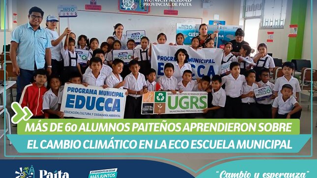 Cambio climático en Eco Escuela Municipal