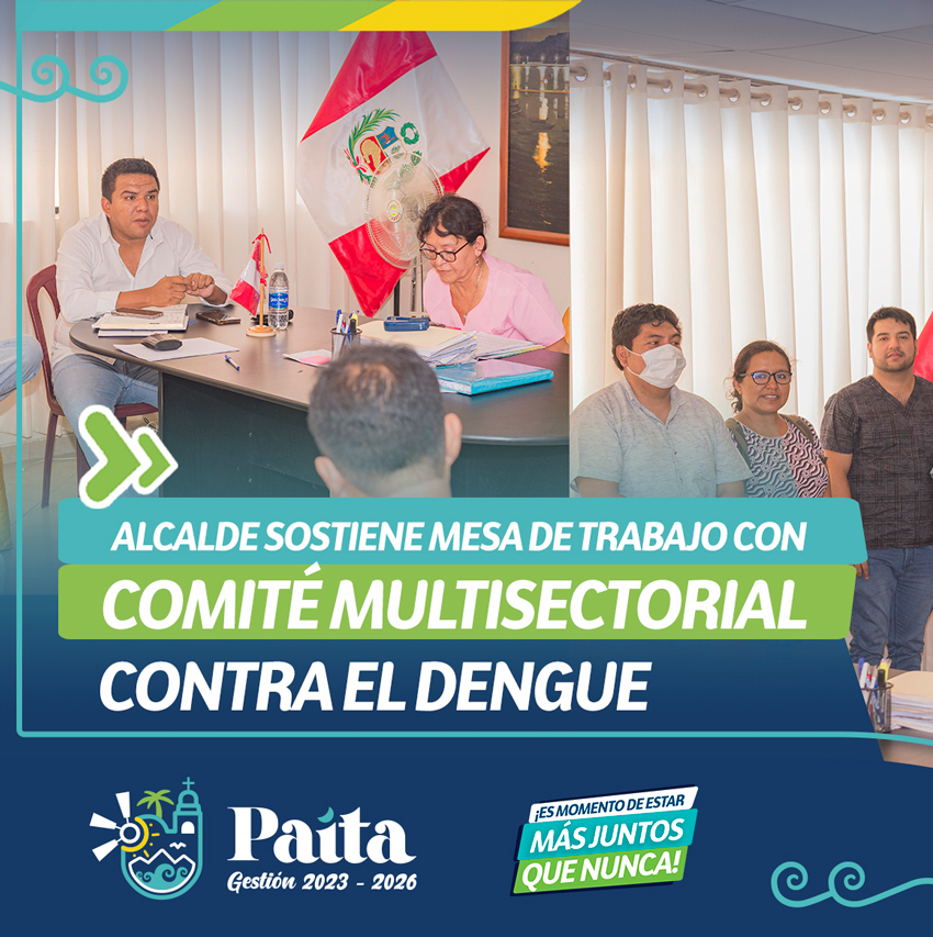 Mesa de trabajo con comité multisectorial