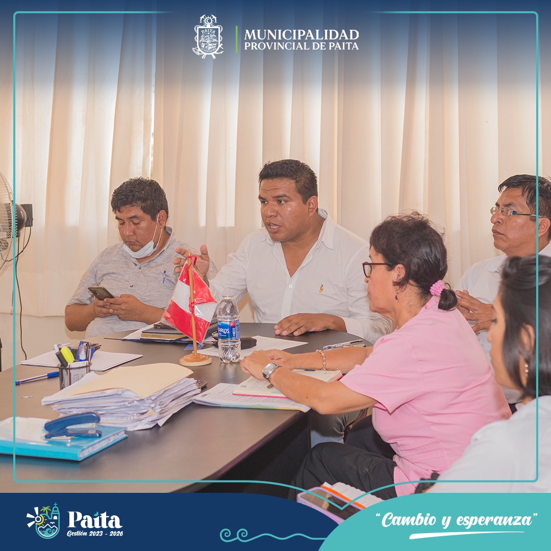 Mesa de trabajo con comité multisectorial